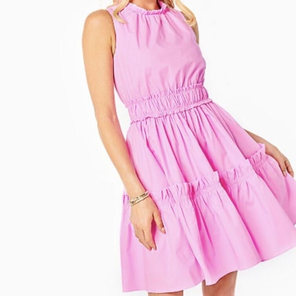 EUC Pink Lilly Pulitzer Elina A-Line dress | 14